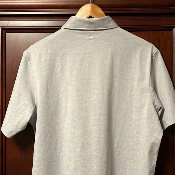 Brand New Peter Millar Crown Crafted Tailored Fit Gray Golf Polo Classic Design! - Picture 2 of 12